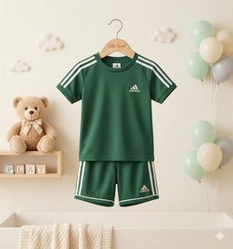 ADI GREEN SIMPLE SHORTS
